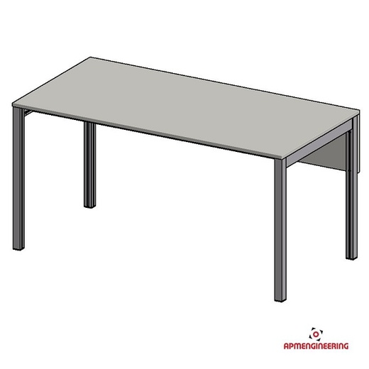 Stůl kancelářský SKA4NČD-0.75x1.5x0.75-ALxLTD