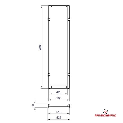 STKLČP-0.5x2 Stěna STKLČP-0.5x2