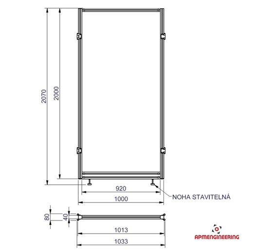 Stěna STKLPR-N1x2